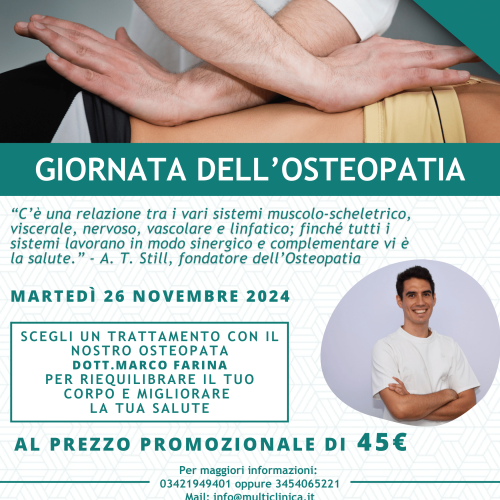 Giornata dell’osteopatia