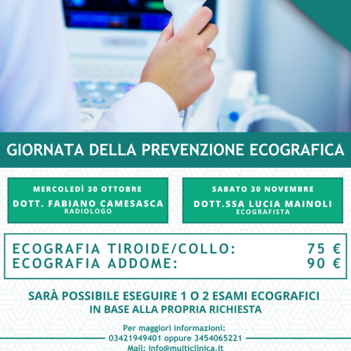 Giornata della Prevenzione Ecografica